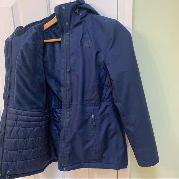 NAVY NORTH FACE JACKET / XSMALL - Picture 4 of 8